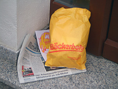 Lieferung direkt an die Haust&uuml;re